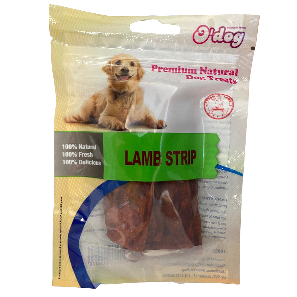 O Dog Lamb Strip 100g