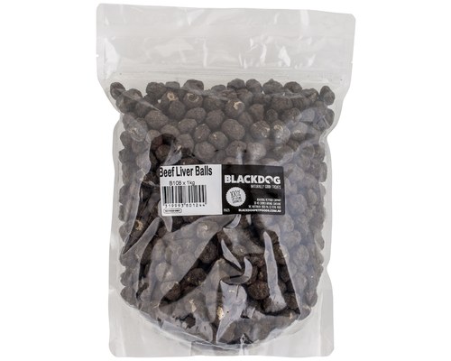 Black Dog Beef Liver Balls 1kg