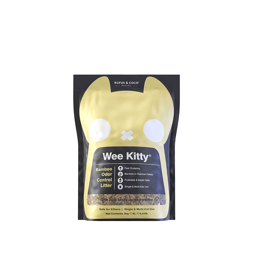 Wee Kitty Bamboo Odor Control Litter 2kg/4L