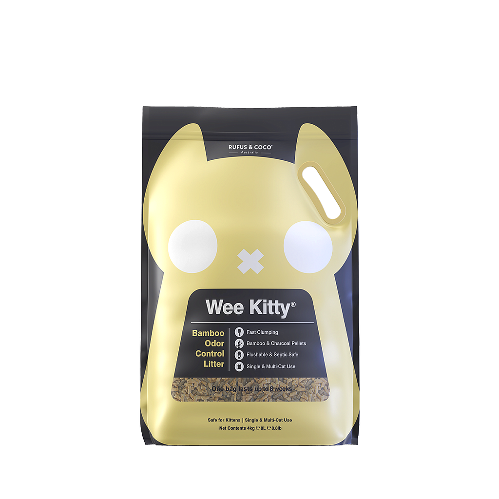 Wee Kitty Bamboo Odor Control Litter 4kg