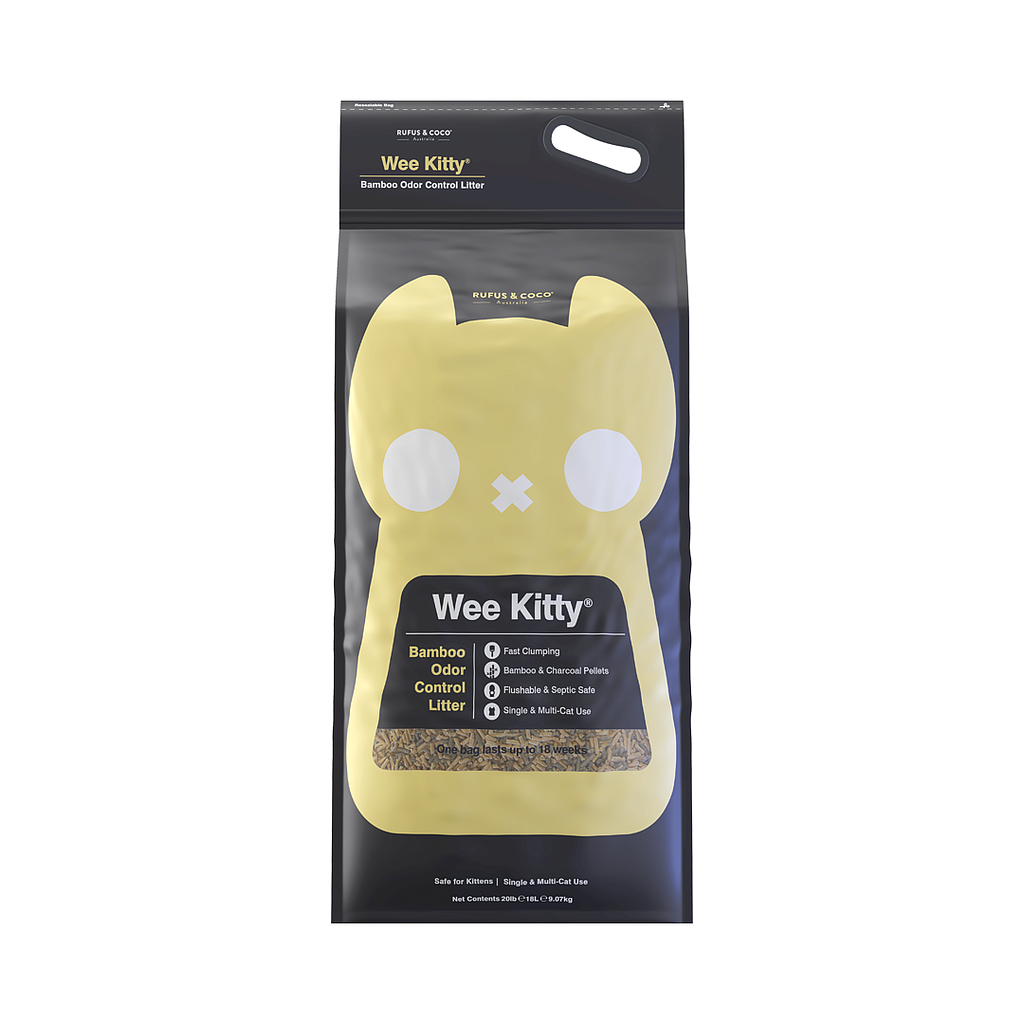 Wee Kitty Bamboo Odor Control Litter 9kg