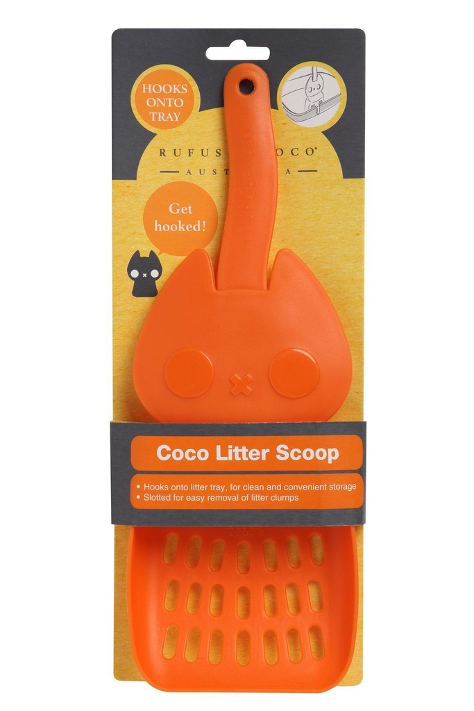 Rufus Litter Scoop - Hooks onto litter tray