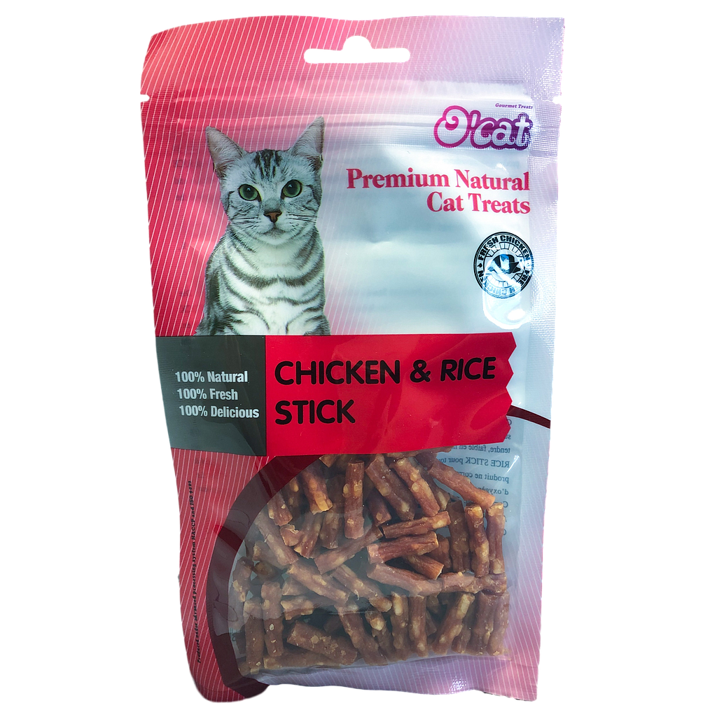 O Cat Chicken & Rice Sticks 50g