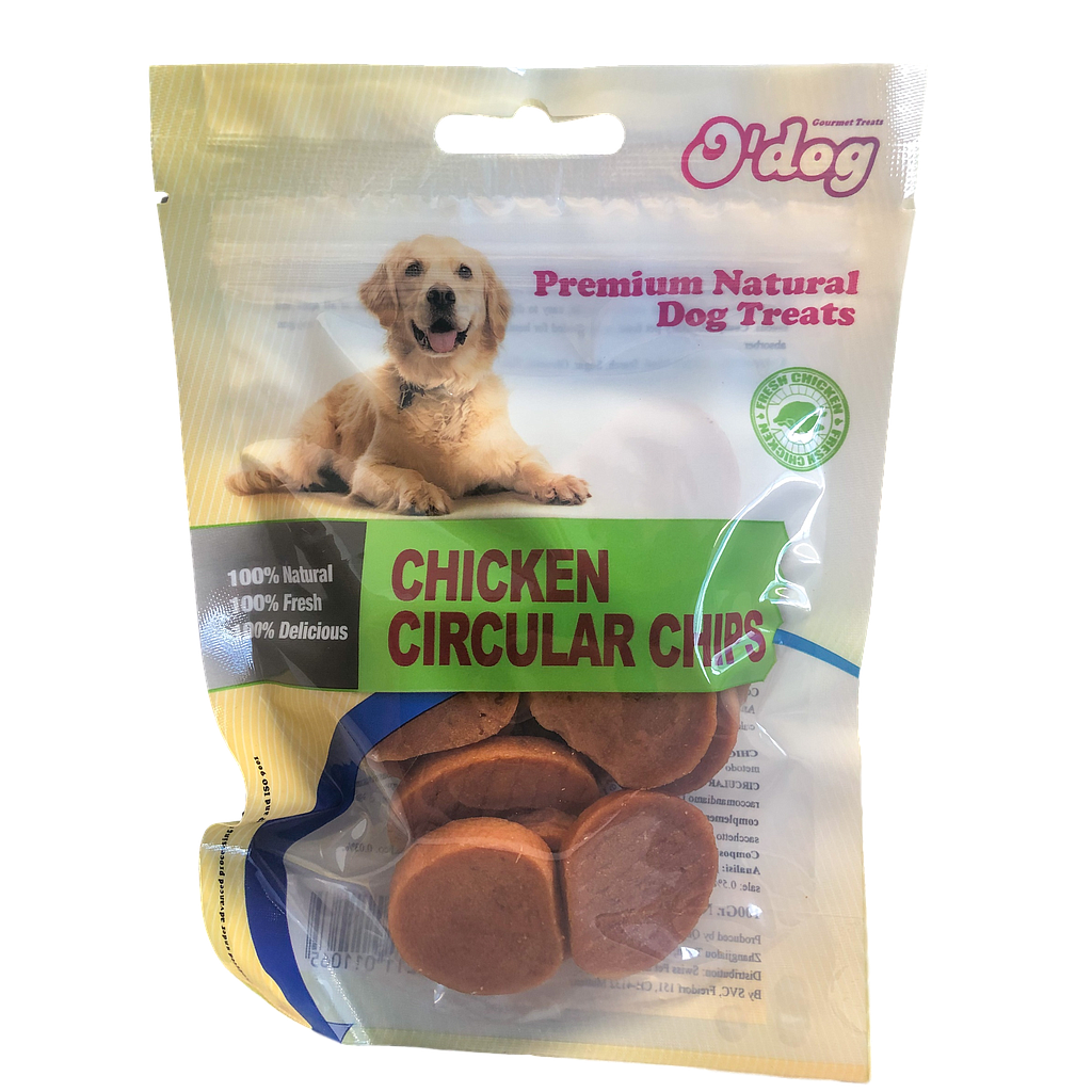 O'Dog Chicken Circular Chips 100g