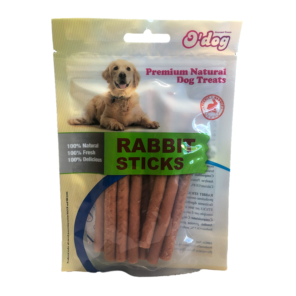 O Dog Rabbit Sticks 100g