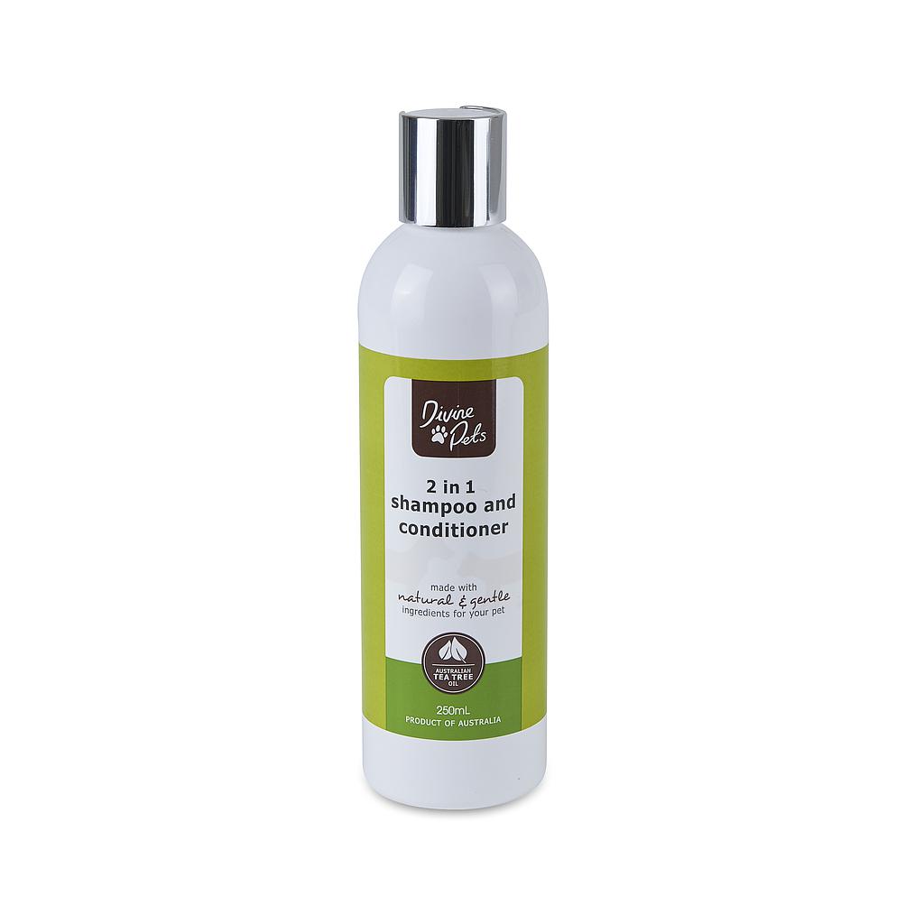 Divine Pets 2in1 Shampoo & Conditioner 250ml