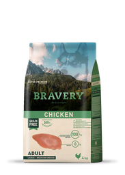 [BRCDG4] Bravery Grain Free Adult "DOG" Kibble (CHICKEN) 4kg