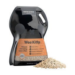 [RCCLCL8] Wee Kitty Clumping Corn Litter 4kgs / 8L