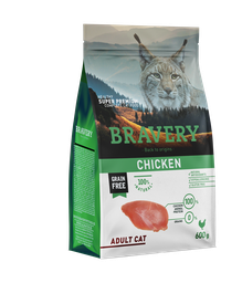 [BRCGF600] Bravery Grain Free Adult "CAT" Chicken 600g