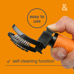 [RCSCGB] Rufus & Coco SELF CLEANING SLICKER Brush