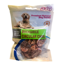 [ODDRCC] O Dog Duck & Rice Circular Chips 100g